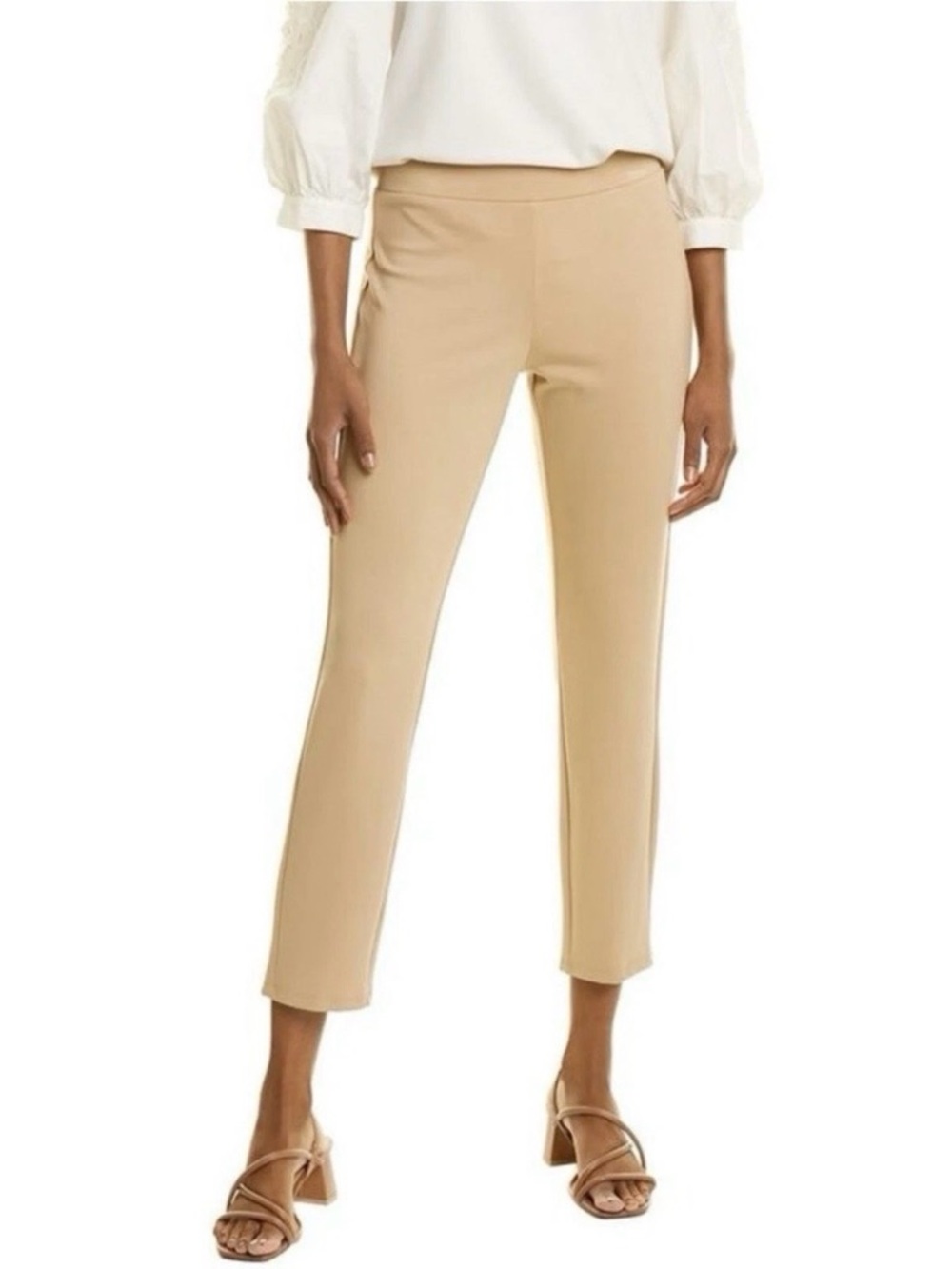 NWT Jude Connally Olivia Faux Suede Camel‎ Ankle Pants